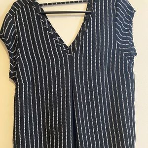 SOLD Halogen Black and White Top